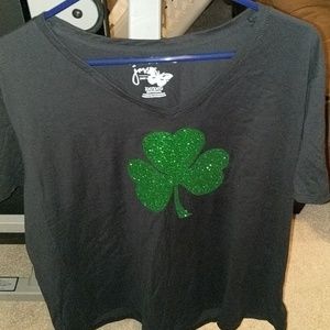 22W-24W V-Neck St. Patrick's Day T-Shirt